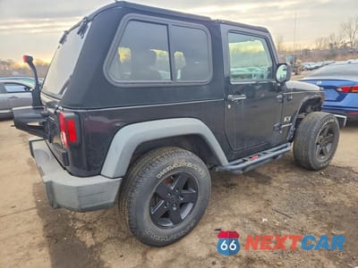 Trzecie zdjęcie samochodu z tyłu: 2009 JEEP WRANGLER X VIN:1J4FA241X9L738982 - miniatura