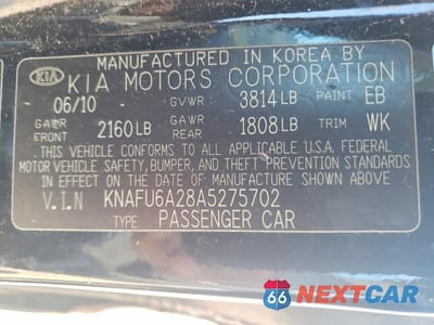 Zdjęcie 12 z 12 samochodu: 2010 KIA FORTE KOUP EX VIN:KNAFU6A28A5275702 - miniatura
