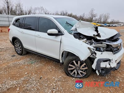 Czwarte zdjęcie samochodu z boku: 2022 HONDA PILOT EXL VIN:5FNYF5H50NB012107 - miniatura