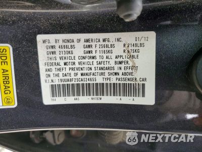Zdjęcie 12 z 12 samochodu: 2012 ACURA TL VIN:19UUA8F25CA024655 - miniatura