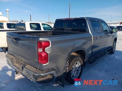 Trzecie zdjęcie samochodu z tyłu: 2020 CHEVROLET SILVERADO K1500 LT VIN:3GCUYDED7LG231197 - miniatura