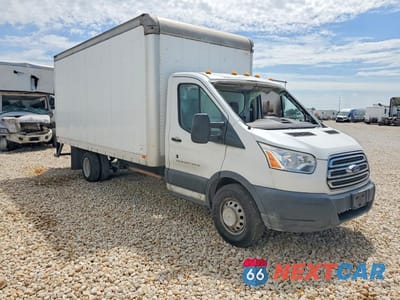 Czwarte zdjęcie samochodu z boku: 2017 FORD TRANSIT BOX TRUCK VIN:1FDRS9ZM7HKA95096 - miniatura