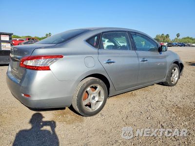 Trzecie zdjęcie samochodu z tyłu: 2013 NISSAN SENTRA S VIN:3N1AB7AP7DL742054 - miniatura