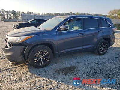 2016 TOYOTA HIGHLANDER XLE 5TDKKRFH8GS133262 - główne zdjęcie licytacji z USA - miniatura