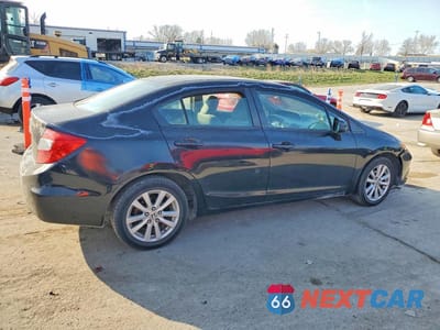 Trzecie zdjęcie samochodu z tyłu: 2012 HONDA CIVIC EX VIN:2HGFB2F88CH590611 - miniatura