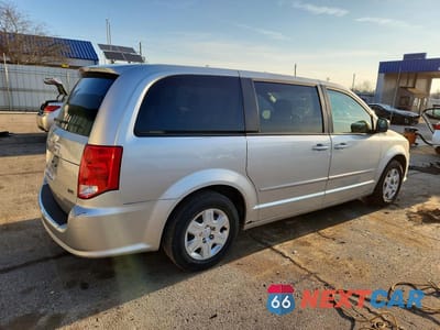 Trzecie zdjęcie samochodu z tyłu: 2012 DODGE GRAND CARAVAN SE VIN:2C4RDGBG7CR350427 - miniatura