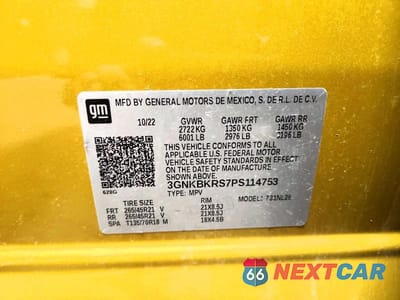Zdjęcie 12 z 12 samochodu: 2023 CHEV BLAZER RS VIN:3GNKBKRS7PS114753 - miniatura