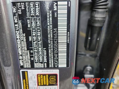 Zdjęcie 13 z 13 samochodu: 2025 MERCEDES-BENZ GLE 350 4MATIC VIN:4JGFB4FB0SB426634 - miniatura