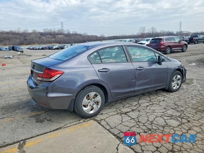 Trzecie zdjęcie samochodu z tyłu: 2014 HONDA CIVIC LX VIN:19XFB2F58EE058990 - miniatura