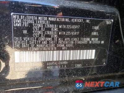 Zdjęcie 14 z 14 samochodu: 2024 TOYOTA RAV4 HYBRID XLE VIN:4T3RWRFV1RU161818 - miniatura