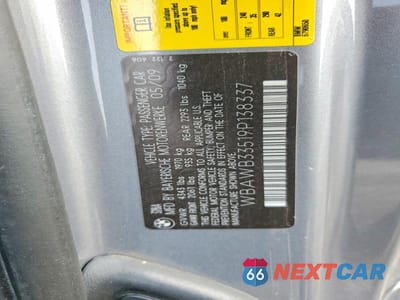 Zdjęcie 12 z 12 samochodu: 2009 BMW 328 I VIN:WBAWB33519P138337 - miniatura