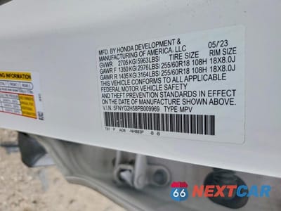 Zdjęcie 13 z 13 samochodu: 2023 HONDA PILOT EXL VIN:5FNYG2H58PB009969 - miniatura