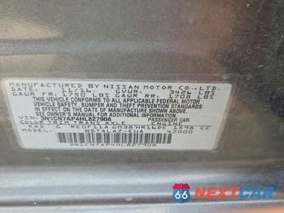 Zdjęcie 13 z 13 samochodu: 2017 NISSAN VERSA 1.6 S PLUS VIN:3N1CN7AP4HL827908 - miniatura