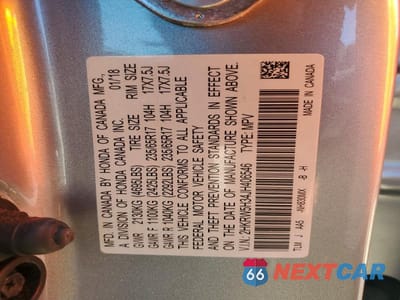 Zdjęcie 13 z 13 samochodu: 2018 HONDA CR-V LX VIN:2HKRW5H34JH406546 - miniatura