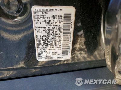 Zdjęcie 12 z 12 samochodu: 2016 NISSAN ROGUE S VIN:JN8AT2MT1GW011208 - miniatura