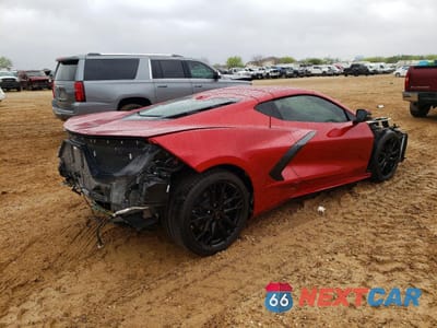 Trzecie zdjęcie samochodu z tyłu: 2024 CHEVROLET CORVETTE STINGRAY 2LT VIN:1G1YB2D42R5117562 - miniatura