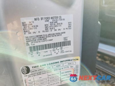 Zdjęcie 12 z 12 samochodu: 2013 FORD F150 SUPERCREW VIN:1FTFW1ET3DFC11097 - miniatura