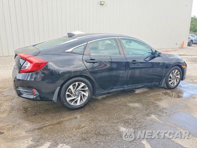 Trzecie zdjęcie samochodu z tyłu: 2017 HONDA CIVIC EX VIN:19XFC2F74HE027321 - miniatura