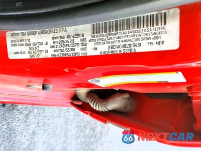 Zdjęcie 12 z 12 samochodu: 2014 FIAT 500L LOUNGE VIN:ZFBCFACH1EZ010481 - miniatura
