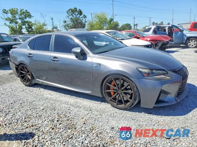 Czwarte zdjęcie samochodu z boku: 2016 LEXUS GS F BASE VIN:JTHBP1BL6GA001612 - miniatura