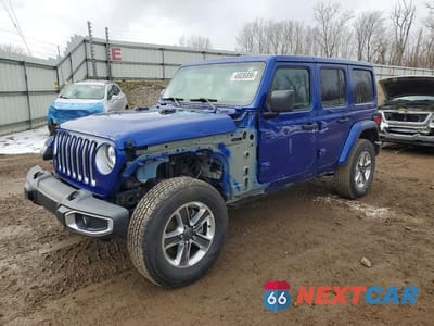 2018 JEEP WRANGLER UNLIMITED SAHARA 1C4HJXEG7JW256441 - główne zdjęcie licytacji z USA - miniatura