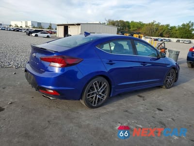 Trzecie zdjęcie samochodu z tyłu: 2020 HYUNDAI ELANTRA SPORT VIN:KMHD04LB5LU993610 - miniatura