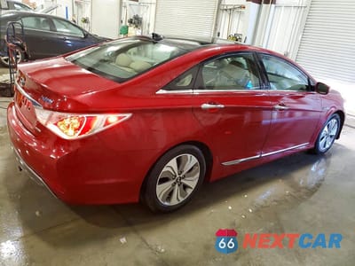 Trzecie zdjęcie samochodu z tyłu: 2015 HYUNDAI SONATA HYBRID LIMITED VIN:KMHEC4A44FA121926 - miniatura