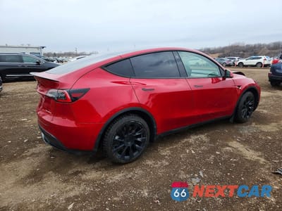 Trzecie zdjęcie samochodu z tyłu: 2021 TESLA MODEL Y VIN:5YJYGDEE4MF123981 - miniatura