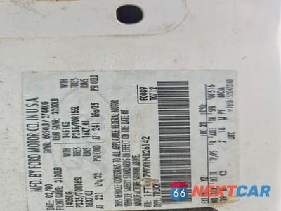 Zdjęcie 12 z 12 samochodu: 2000 FORD F150 VIN:1FTRX17WXYNB26142 - miniatura