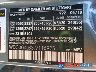 Zdjęcie 14 z 14 samochodu: 2018 MERCEDES-BENZ GLC 300 VIN:WDC0G4JB3JV116925 - miniatura