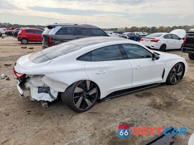 Trzecie zdjęcie samochodu z tyłu: 2023 AUDI E-TRON GT PRESTIGE VIN:WAUEJBFW5P7007776 - miniatura