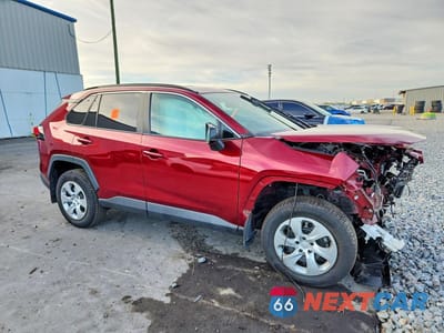 Czwarte zdjęcie samochodu z boku: 2021 TOYOTA RAV4 LE VIN:2T3F1RFV3MW213752 - miniatura