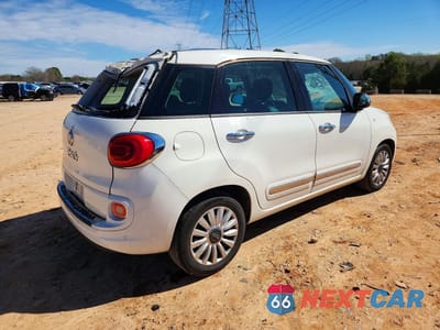 Trzecie zdjęcie samochodu z tyłu: 2014 FIAT 500L LOUNGE VIN:ZFBCFACH9EZ029439 - miniatura