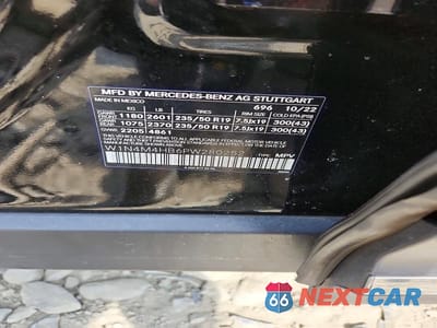 Zdjęcie 13 z 13 samochodu: 2023 MERCEDES-BENZ GLB 250 4MATIC VIN:W1N4M4HB6PW280252 - miniatura