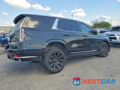 Trzecie zdjęcie samochodu z tyłu: 2021 CADILLAC ESCALADE PREMIUM LUXURY PLATINUM VIN:1GYS4DKL0MR320443 - miniatura