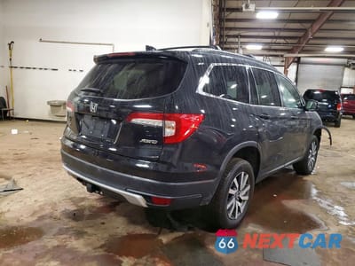 Trzecie zdjęcie samochodu z tyłu: 2019 HONDA PILOT EXL VIN:5FNYF6H52KB066932 - miniatura