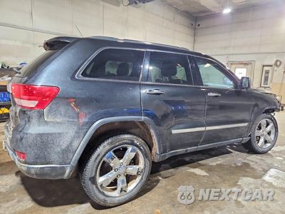 Trzecie zdjęcie samochodu z tyłu: 2013 JEEP GRAND CHEROKEE OVERLAND VIN:1C4RJFCG4DC522537 - miniatura