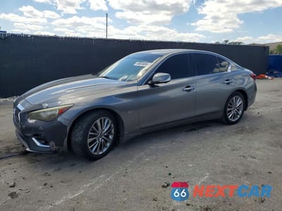 2018 INFINITI Q50 3.0T LUXE AWD V6 JN1EV7AR6JM434353 - główne zdjęcie licytacji z USA - miniatura