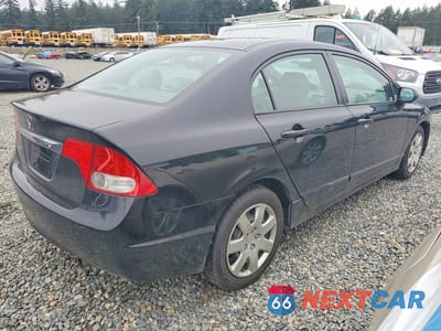 Trzecie zdjęcie samochodu z tyłu: 2009 HONDA CIVIC LX VIN:2HGFA16569H306663 - miniatura