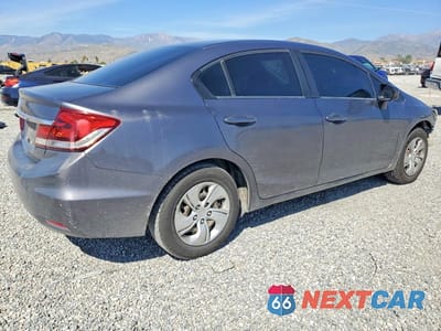 Trzecie zdjęcie samochodu z tyłu: 2014 HONDA CIVIC LX VIN:19XFB2F57EE272496 - miniatura