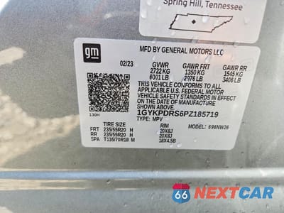 Zdjęcie 13 z 14 samochodu: 2023 CADILLAC XT6 PREMIUM LUXURY VIN:1GYKPDRS6PZ185719 - miniatura