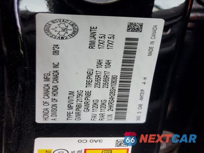 Zdjęcie 14 z 14 samochodu: 2025 HONDA CR-V LX VIN:2HKRS4H28SH108080 - miniatura