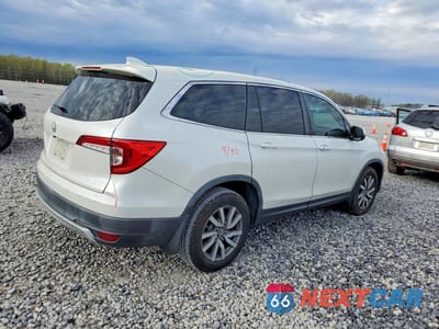 Trzecie zdjęcie samochodu z tyłu: 2019 HONDA PILOT EXL VIN:5FNYF5H53KB003185 - miniatura