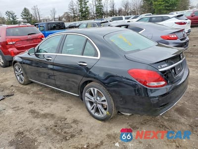 Drugie zdjęcie samochodu z przodu: 2018 MERCEDES-BENZ C 300 4MATIC VIN:WDDWF4KB2JR393615 - miniatura