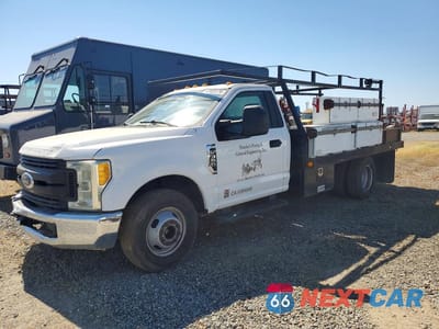 2017 FORD F350 SUPER DUTY FLATBED TRUCK 1FDRF3G6XHEB22733 - główne zdjęcie licytacji z USA - miniatura