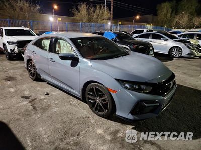Czwarte zdjęcie samochodu z boku: 2020 HONDA CIVIC SPORT VIN:SHHFK7G49LU218397 - miniatura