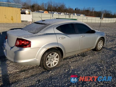 Trzecie zdjęcie samochodu z tyłu: 2012 DODGE AVENGER SE VIN:1C3CDZAB1CN179523 - miniatura