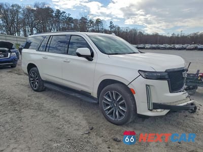 Czwarte zdjęcie samochodu z boku: 2021 CADILLAC ESCALADE ESV SPORT VIN:1GYS4NKL6MR380992 - miniatura