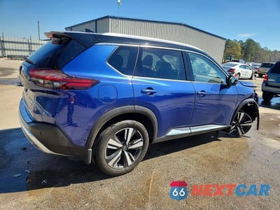 Trzecie zdjęcie samochodu z tyłu: 2022 NISSAN ROGUE PLATINUM VIN:JN8BT3DD5NW278125 - miniatura