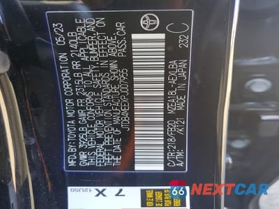 Zdjęcie 12 z 12 samochodu: 2023 TOYOTA COROLLA LE VIN:JTDB4MEEXPJ007955 - miniatura
